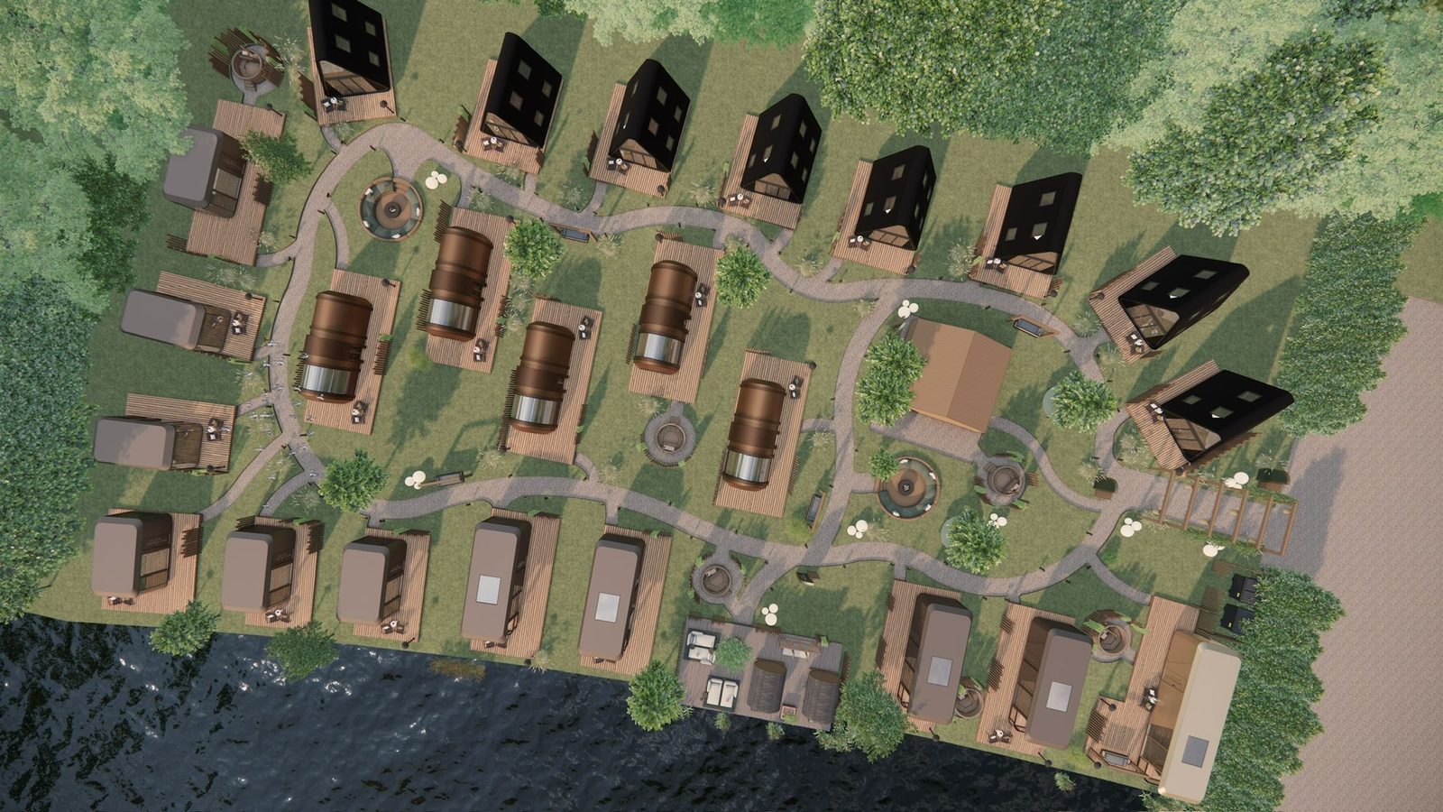 Aerial view Villa Allura Paradijsvogel
