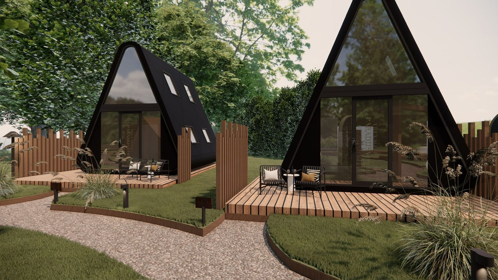 Luban Cabin R30 A-frame units